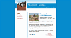 Desktop Screenshot of clementshaulage.com.au